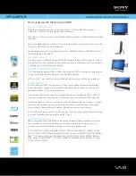 Sony Vaio VPCL116FX/B Specifications preview