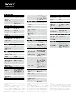 Preview for 2 page of Sony VAIO VPCL235FX/B Specification Sheet