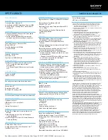 Preview for 2 page of Sony VAIO VPCP112KX/D Specifications