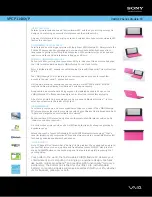 Sony VAIO VPCP114KX/P Specification Sheet preview