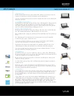 Sony VAIO VPCP116KX/B Specification Sheet preview