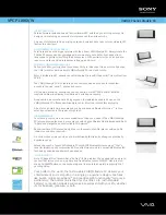 Sony VAIO VPCP116KX/W Specification Sheet preview