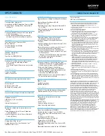 Preview for 2 page of Sony VAIO VPCP116KX/W Specification Sheet