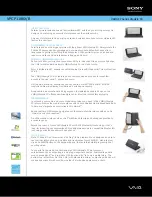 Sony VAIO VPCP118KX/B Specification Sheet preview