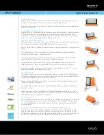 Preview for 1 page of Sony VAIO VPCP118KX/D Specification Sheet