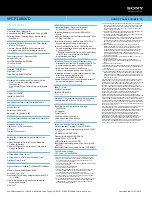 Preview for 2 page of Sony VAIO VPCP118KX/D Specification Sheet