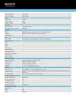 Preview for 2 page of Sony VAIO VPCSA2DGX Specifications