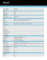 Preview for 2 page of Sony VAIO VPCSA2FGX Specifications