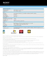 Preview for 3 page of Sony VAIO VPCSA2FGX Specifications