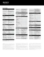 Preview for 2 page of Sony VAIO VPCSA43FX/BI Specifications