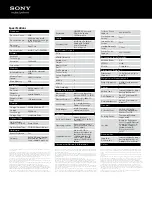 Preview for 2 page of Sony VAIO VPCSA45GX/BI Specifications