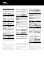 Preview for 2 page of Sony VAIO VPCSE2JFX/S Specifications