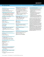 Preview for 2 page of Sony VAIO VPCW212ADWI User Manual