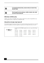 Preview for 6 page of Sony VAIO VPCX13 Series Safety Information Manual