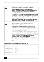 Preview for 10 page of Sony VAIO VPCX13 Series Safety Information Manual