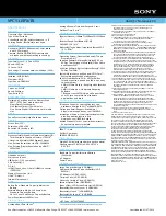 Preview for 2 page of Sony VAIO VPCY115FX/BI Specifications