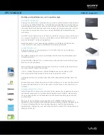 Sony VAIO VPCY21BGX Specification Sheet preview