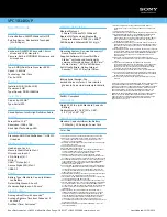 Preview for 2 page of Sony VAIO VPCYB14KX/P Specifications