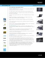 Preview for 1 page of Sony VAIO VPCZ12AHX Specifications