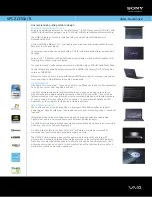 Preview for 1 page of Sony VAIO VPCZ137GX/B Specifications