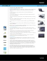 Preview for 1 page of Sony VAIO VPCZ13BGX/BJ Specifications