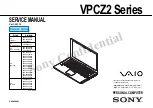 Sony Vaio VPCZ2 Series Service Manual preview