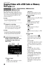 Preview for 40 page of Sony VBD-MA1 Operating Instructions Manual