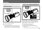 Предварительный просмотр 49 страницы Sony VCL-0716BXA Operating Instructions Manual