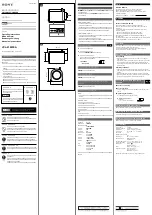 Предварительный просмотр 1 страницы Sony VCL-610WEA Operating Instructions