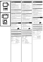 Предварительный просмотр 2 страницы Sony VCL-610WEA Operating Instructions