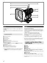 Предварительный просмотр 2 страницы Sony VCL-716BX Operating Instructions Manual