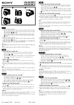 Sony VCL-DEH17V Notes preview