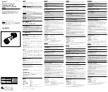 Preview for 1 page of Sony VCL-DH1757 Operating Instructions