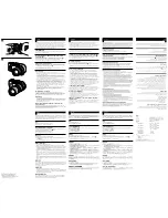 Preview for 2 page of Sony VCL-DH2630 Operating Instructions