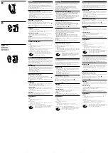 Предварительный просмотр 2 страницы Sony VCL-ES06A Operating Instructions