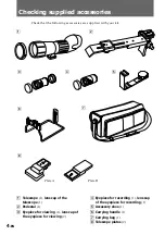 Предварительный просмотр 4 страницы Sony VCL-FS2K Operating Instructions Manual