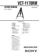 Preview for 1 page of Sony VCT-1170RM Service Manual