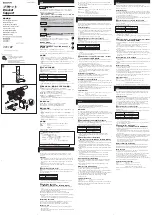 Preview for 1 page of Sony VCT-1BP Instruction & Operation Manual