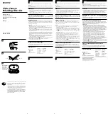 Preview for 2 page of Sony VF 37PK/S Operating Instructions