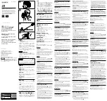 Sony VF-49CPAM Operating Instructions предпросмотр