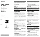 Sony VF-520K Operating Instructions предпросмотр