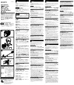 Sony VF-67MP Operating Instructions предпросмотр