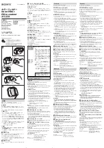 Sony VF-MPTA Operating Instructions preview