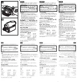 Предварительный просмотр 2 страницы Sony VF R30NKX Operating Instructions