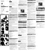 Предварительный просмотр 1 страницы Sony VG-C70AM Instruction & Operation Manual