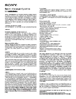 Preview for 3 page of Sony VG-C99AM Operating Instructions