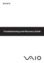 Sony VGC-LM1E Troubleshooting And Recovery Manual preview