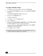 Preview for 54 page of Sony VGC-RA830G Quick Start Manual