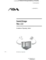 Sony VGF-AP1L - Vaio Pocket Digital Music Player Installation & Operating Manual предпросмотр