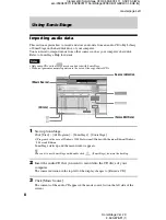 Предварительный просмотр 8 страницы Sony VGF-AP1L - Vaio Pocket Digital Music Player Installation & Operating Manual